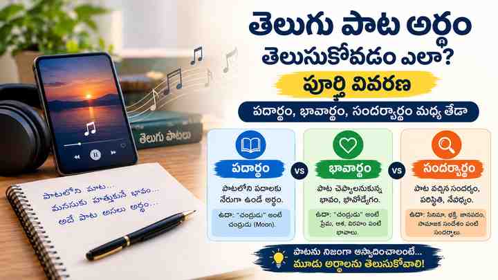 పదార్థం, భావార్థం, సందర్భార్థం మధ్య తేడా