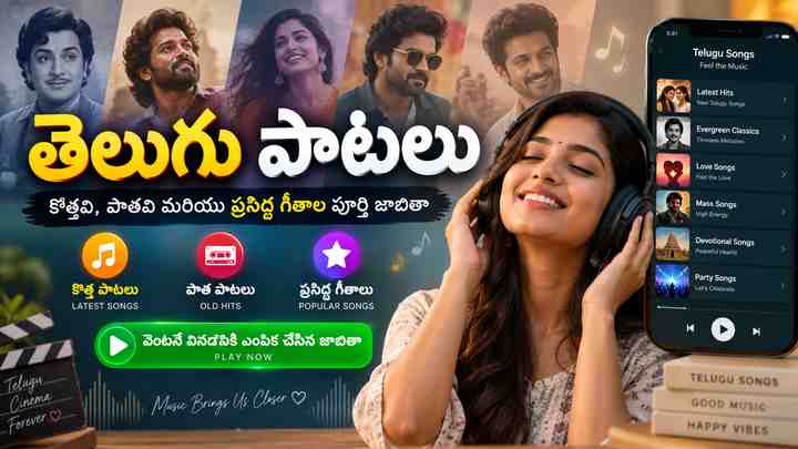 తెలుగు పాటలు: వెంటనే వినడానికి ఎంపిక చేసిన జాబితా