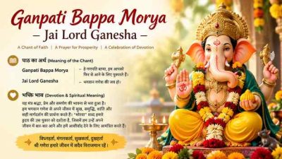 Ganpati Bappa Morya – Jai Lord Ganesha పాట అర్థం మరియు భక్తి భావం