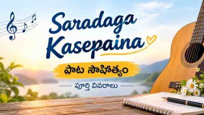 Saradaga Kasepaina పాట సాహిత్యం పూర్తి వివరాలు